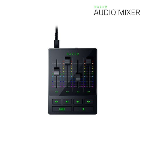 레이저코리아 Razer Audio Mixer 아날로그 오디오 믹서 (RGB 크로마)